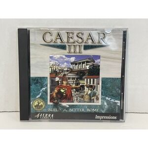 Caesar III PC Game 1998 Sierra Studios Impressions City Building Series Vintage